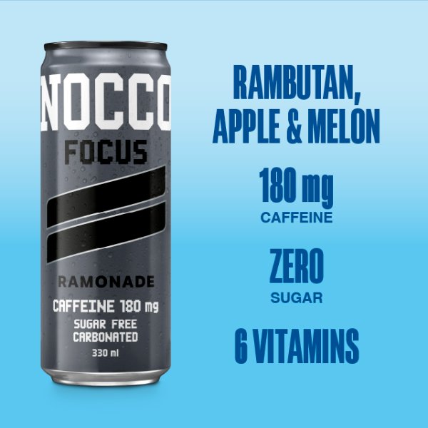 Nocco Focus Ramonade 330ml (12 x 330ml)