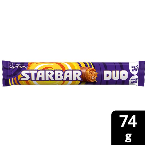 Cadbury Starbar Duo Chocolate Bar 74g (32 x 74g)