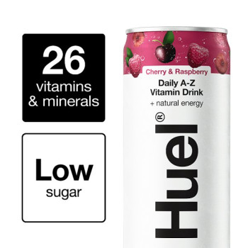Huel Cherry & Raspberry Daily A-Z Vitamins 330ml (12 x 330ml)