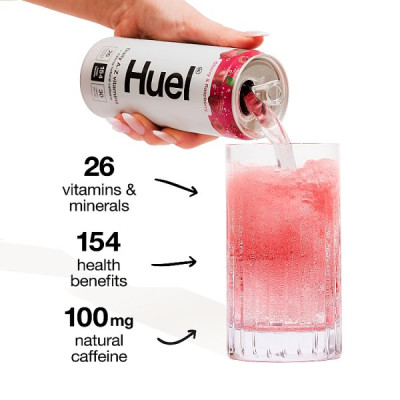 Huel Cherry & Raspberry Daily A-Z Vitamins 330ml (12 x 330ml)