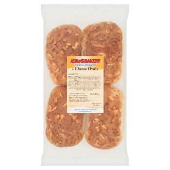 Adkins Bakery 4 Cheese Ovals (1 x 4pk)