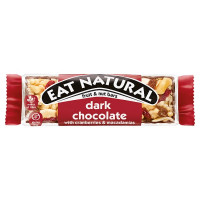 Eat Natural Dark Chocolate with Cranberries & Macadamias Fruit & Nut Bars 40g (12 x 40g)