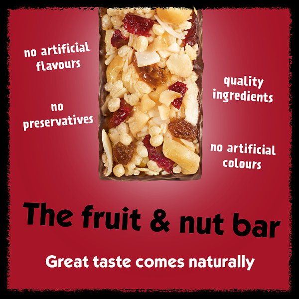 Eat Natural Dark Chocolate with Cranberries & Macadamias Fruit & Nut Bars 40g (12 x 40g)