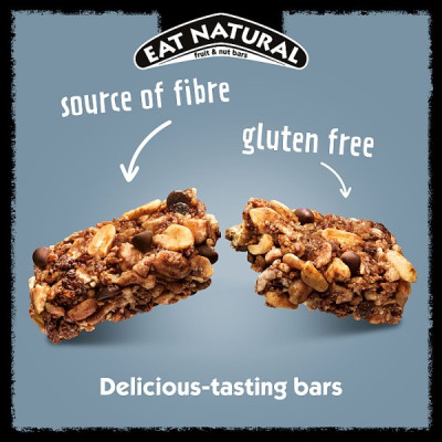 Eat Natural Protein Peanuts & Dark Chocolate Fruit & Nut Bars 40g (12 x 40g)