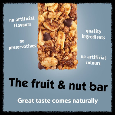 Eat Natural Protein Peanuts & Dark Chocolate Fruit & Nut Bars 40g (12 x 40g)