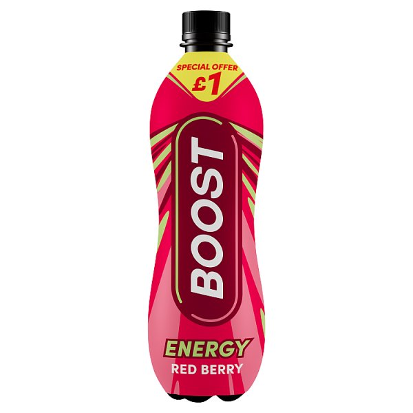 Boost Energy Red Berry 500ml (12 x 500ml)