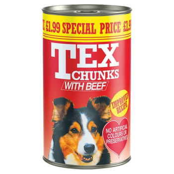 Tex Chunks with Beef 1.2kg (6 x 1.2kg)