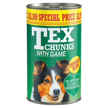Tex Chunks with Game 1.2kg (6 x 1.2kg)