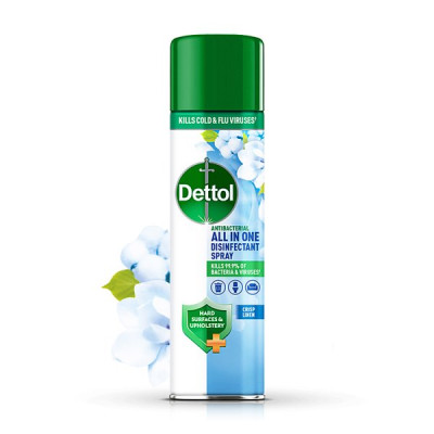 Dettol All-In-One Disinfectant Spray, Crisp Linen 300ml (6 x 300ml)
