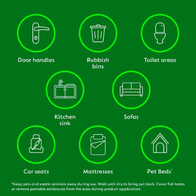 Dettol All-In-One Disinfectant Spray, Crisp Linen 300ml (6 x 300ml)