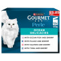 GOURMET Perle Mini Fillets in Gravy Ocean Delicacies Wet Cat Food 12x85g (4 x 12x85g)