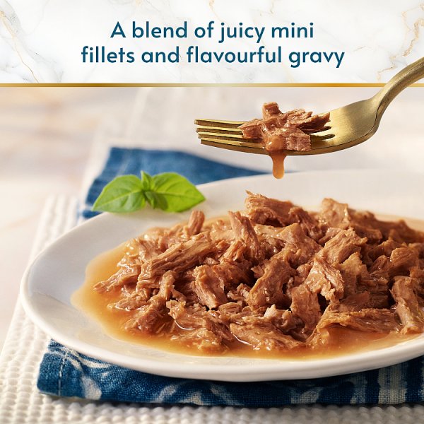 GOURMET Perle Mini Fillets in Gravy Ocean Delicacies Wet Cat Food 12x85g (4 x 12x85g) GOURMET Perle Mini Fillets in Gravy Ocean Delicacies Wet Cat Food 12x85g (4 x 12x85g)