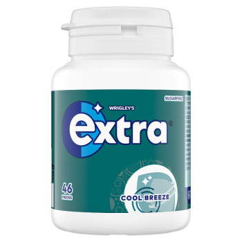 Extra Cool Breeze Sugar Free Chewing Gum x46 Pieces (6 x 46pk)