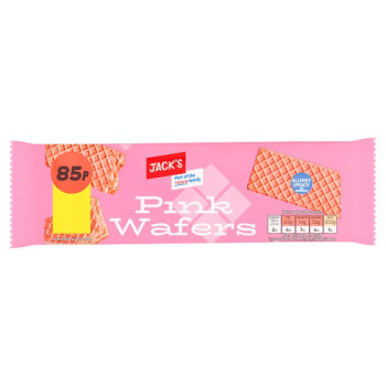 Jack's Pink Wafers 100g (13 x 100g)