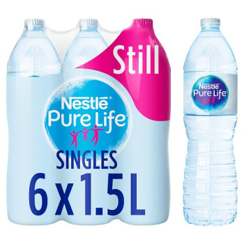 Nestle Pure Life Still Spring Water 6x1.5L (6 x 1.5ltr)