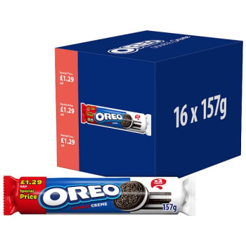 OREO Double Creme Vanilla Sandwich Biscuits 157g