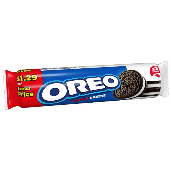 OREO Double Creme Vanilla Sandwich Biscuits 157g