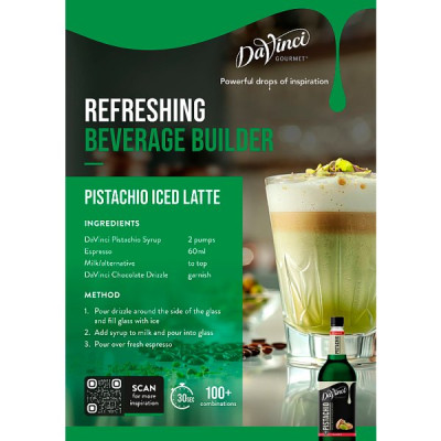 Davinci Gourmet Classic Pistachio Single Batch Flavour Syrup 1L (1 x 1ltr)