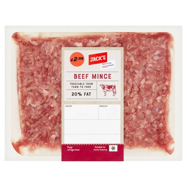 Jack's Beef Mince 400g (6 x 400g)