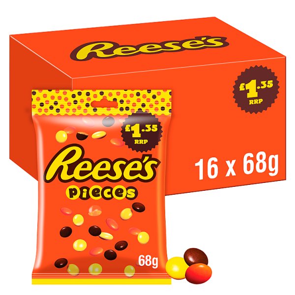 Reese's Peanut Butter Pieces 68g (16 x 68g)