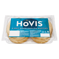 Hovis 4 Soft White English Muffins (1 x 4pk)