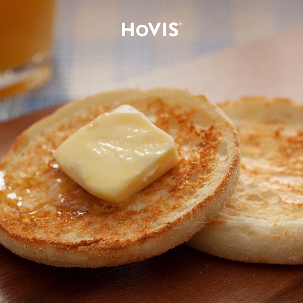 Hovis 4 Soft White English Muffins (1 x 4pk)