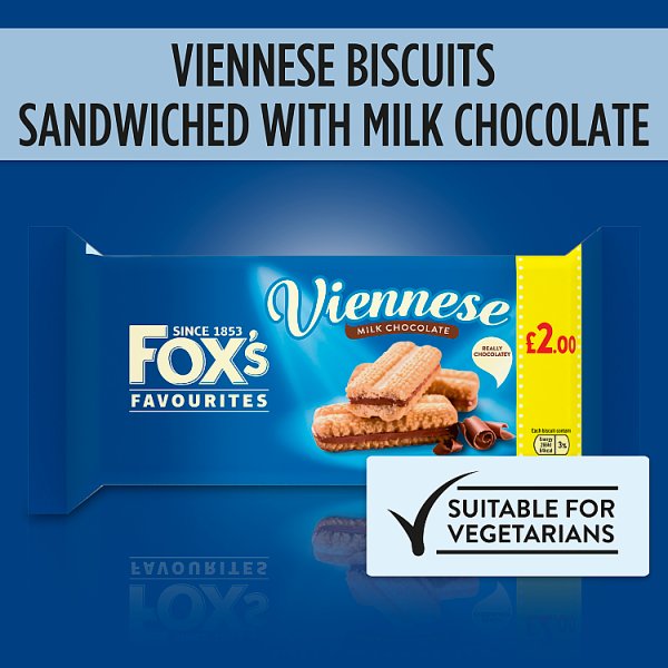 Fox's Viennese Milk Chocolate 120g (12 x 120g)