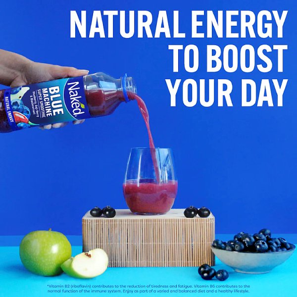 Naked Blue Machine Super Smoothie 300ml (9 x 300ml)