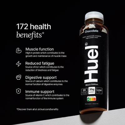 Huel Black Edition Chocolate 500ml (8 x 500ml)