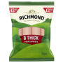 Richmond 8 Thick Pork Sausages 410g (6 x 410g)