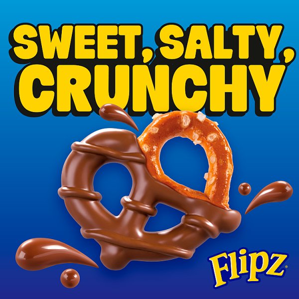 Flipz Peanut Butter Flavour Coated Pretzel Snacks 80g (12 x 80g)