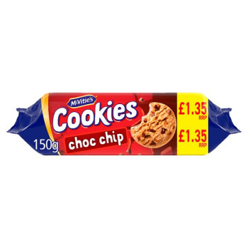 McVitie's The Chunky One Choco Chip Cookies 150g (12 x 150g)