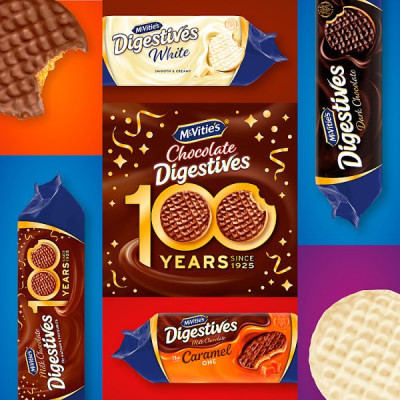 McVitie's White Digestive Biscuits 232g (12 x 232g)
