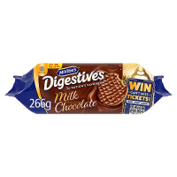 McVitie's Milk Chocolate Digestive Biscuits 266g (15 x 266g)