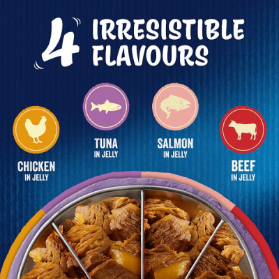 FELIX As Good As it Looks Favourites Selection Wet Cat Food 12x85g PMP (4 x 12X85G)