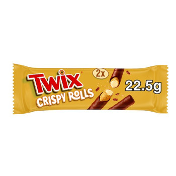 Twix Chocolate & Caramel Crispy Rolls 22.5g (24 x 23g)