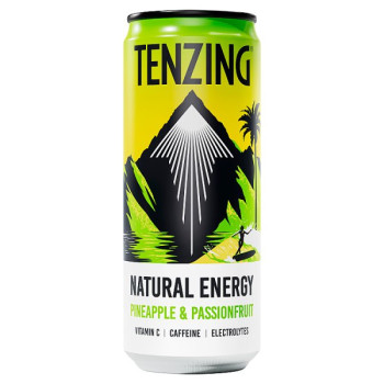 TENZING Natural Energy + BCAA Pineapple & Passionfruit 330ml (12 x 330ml)