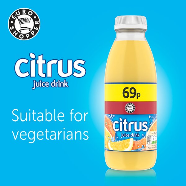 Euro Shopper Citrus Juice Drink 500ml (12 x 500ml)