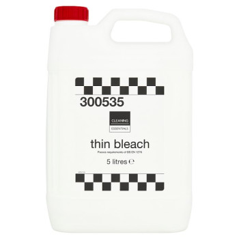 Cleaning Essentials Thin Bleach 5 Litres (3 x 5ltr)