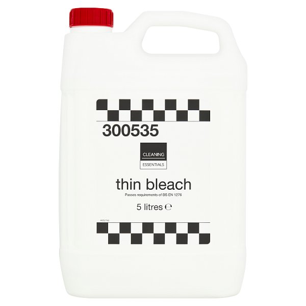 Cleaning Essentials Thin Bleach 5 Litres (1 x 5ltr)
