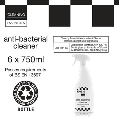 Cleaning Essentials Anti-Bacterial Cleaner 750ml (1 x 750ml)