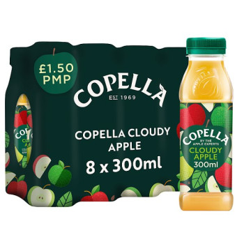 Copella Cloudy Apple Fruit Juice 300ml (8 x 300ml)