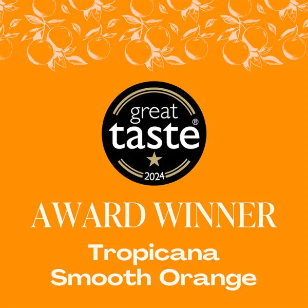 Tropicana Smooth Orange Fruit Juice 850ml (6 x 850ml)