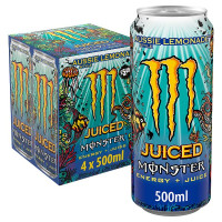 Monster Energy Drink Aussie Style Lemonade 4 x 500ml (6 x 4x500ml)