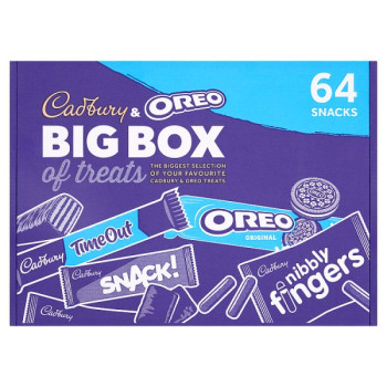 Cadbury & Oreo 64 Big Box of Treats 1618g (1 x 64pk)