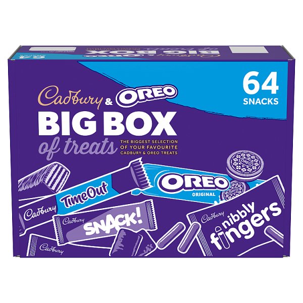 Cadbury & Oreo 64 Big Box of Treats 1618g (1 x 64pk)
