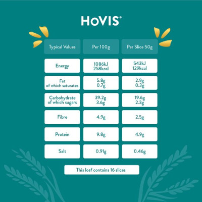 Hovis Farmhouse Batch 800g (1 x 800g)