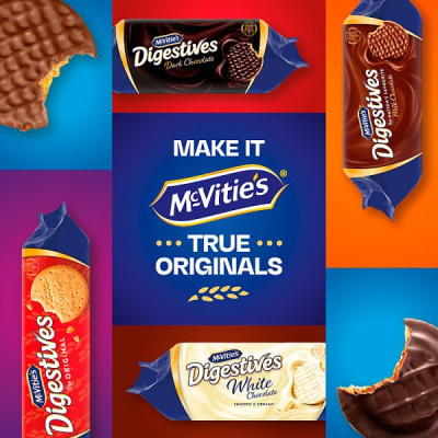 McVitie's Dark Chocolate Digestive Biscuits 266g (15 x 266g)
