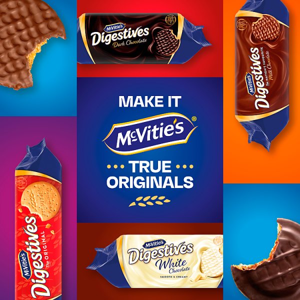 McVitie's Dark Chocolate Digestive Biscuits 266g (15 x 266g)