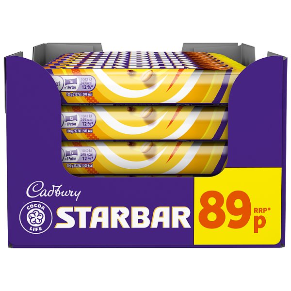 Cadbury Starbar Chocolate Bar 49g (32 x 49g)